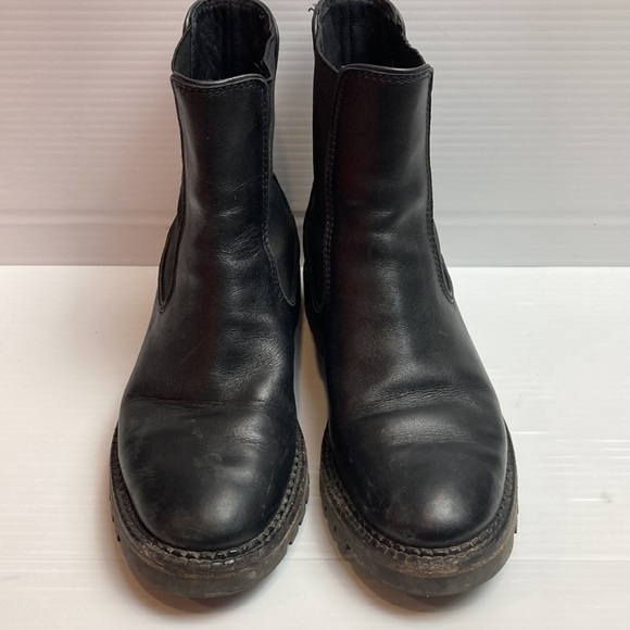 Vince Moto boot pull on grunge biker dark academia 7.5 - Picture 2 of 8